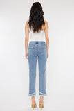 High Rise Straight Jeans Back