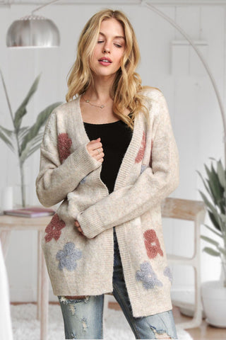Puff Blossom Cardigan