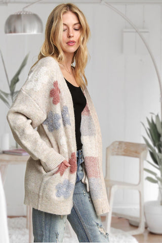 Puff Blossom Cardigan
