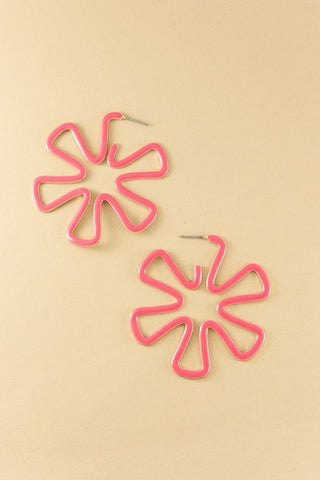 Funky Hoop Earrings