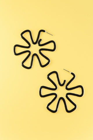 Funky Hoop Earrings