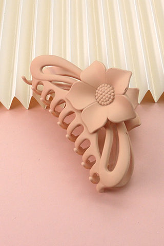 Flower Accent Hair Claw
