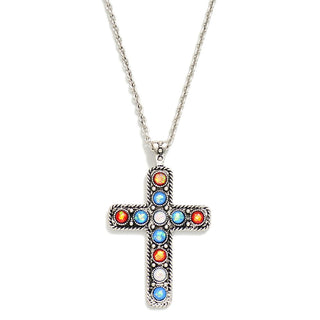 Radiant Cross Necklace