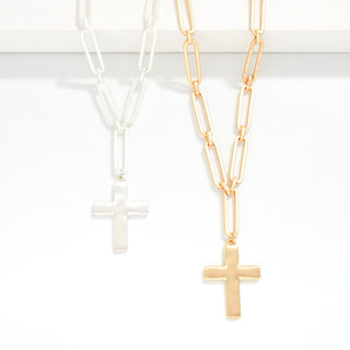 Modern Faith Paperclip Necklace
