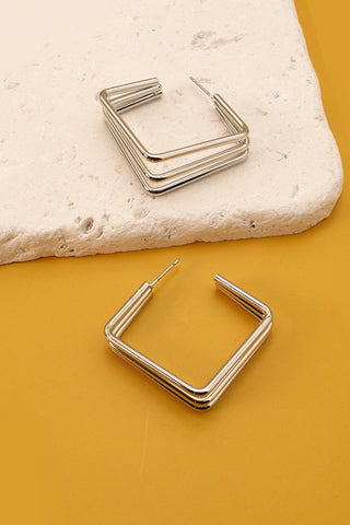 Square Hoop Earrings