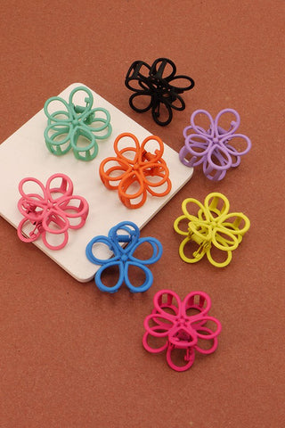 Flower Hair Claw Clips