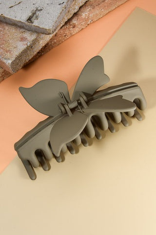 Butterfly Claw Clip Olive Spring