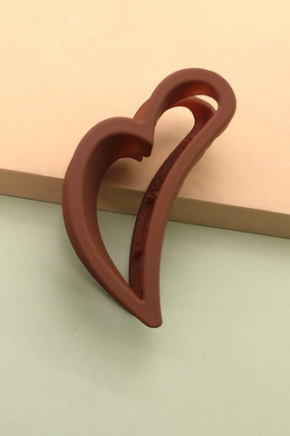 Heart Hair Claw Clip