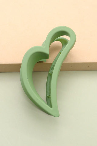 Heart Hair Claw Clip