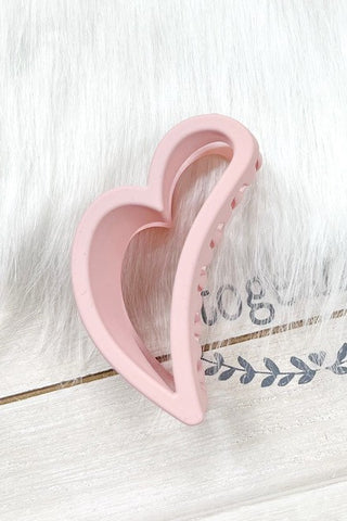 Heart Hair Claw Clip