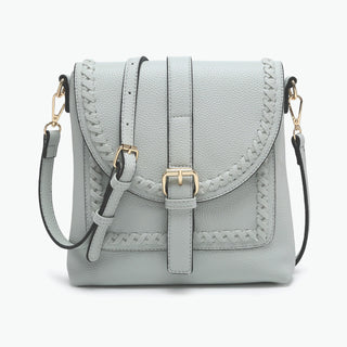 Grey Blue Crossbody Bag