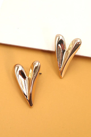 Heart Stud Earrings