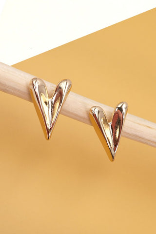 Heart Stud Earrings