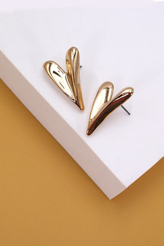 Heart Stud Earrings