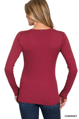 Round Neck Butter Soft Layering T