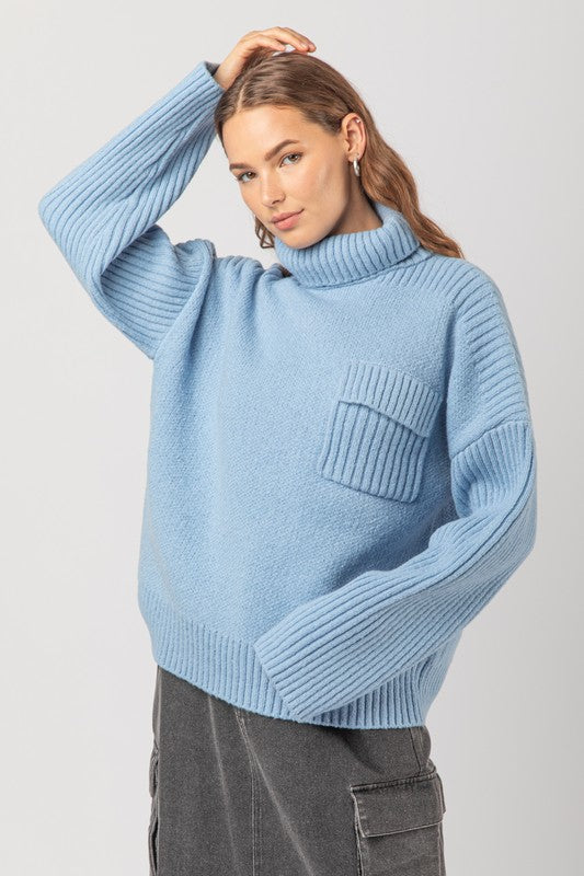 Azure Horizons Sweater