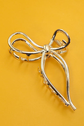 Gold Metallic Claw Clip