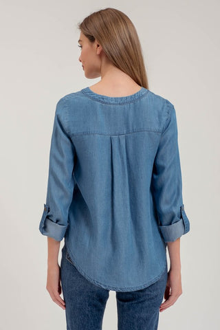 Chambray Top