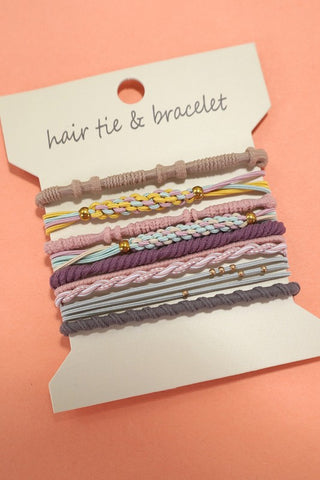 Bracelet Hair Tie Set