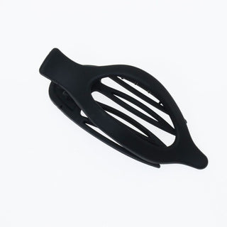 Black Oval Hair Clip