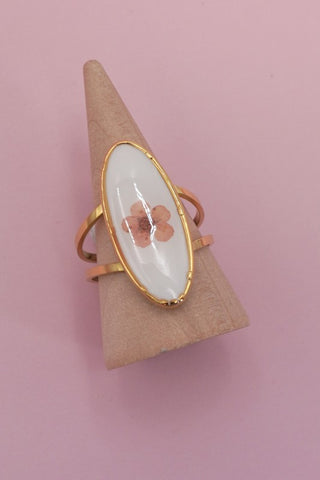 Tarnish Free Floral Rings