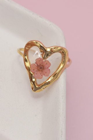 Tarnish Free Floral Rings