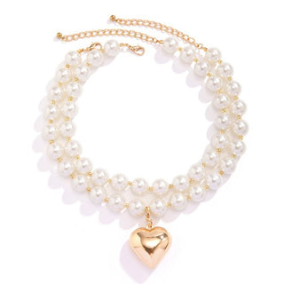 Heart of Pearls Necklace