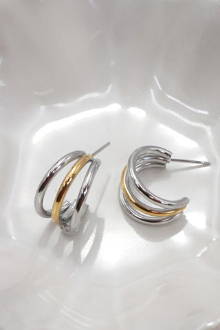 Radiant Duo Hoop Earrings