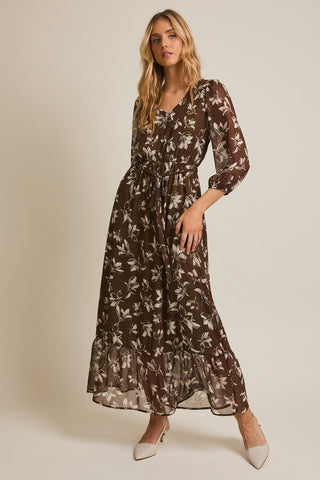 Autumn Magnolia Dress