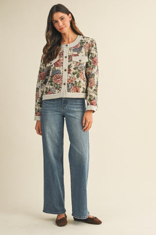 Garden Stroll Jacquard Jacket