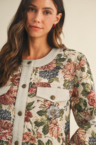 Garden Stroll Jacquard Jacket