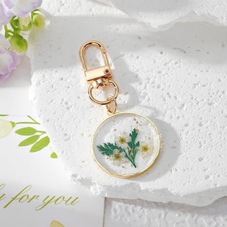 Pressed Blossom Bag Charm