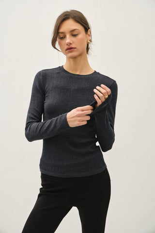 Heathered Essentials Crewneck