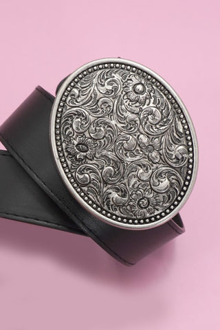 Frontier Oval Buckle Belt