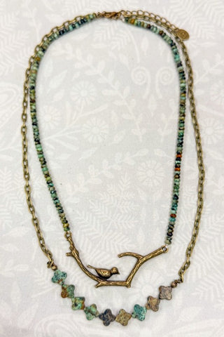 Layered necklace