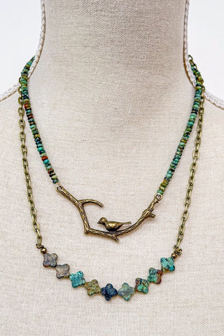 Layered necklace