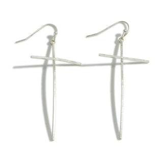 Faithful Grace Cross Earrings