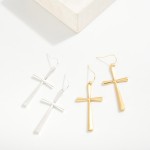 Cross Drop Earrings