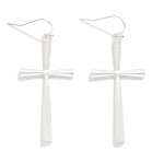 Cross Drop Earrings