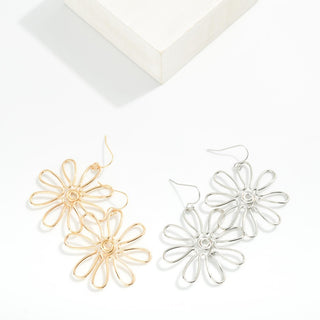 Bloom Twist Drop Earrings