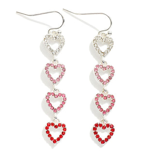 Heart Drop Earrings