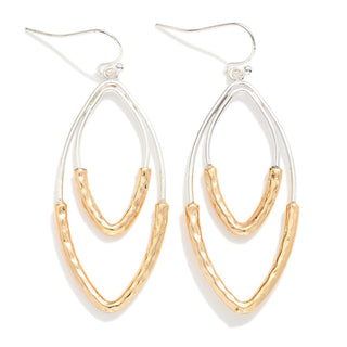 Modern Layered Drop Earrings