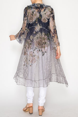 Back of Moonlit Garden Duster