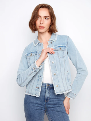 Frayed Edge Denim Jacket