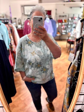 Daisy Print Top