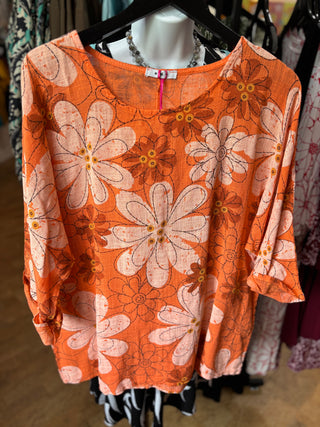 Daisy Print Top