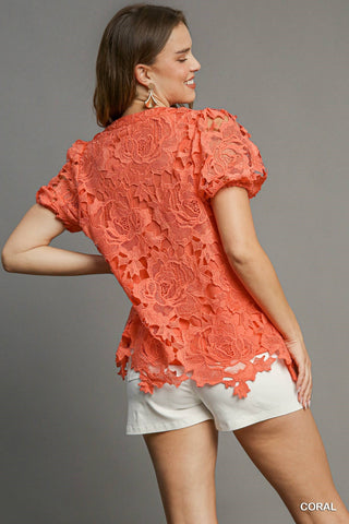 Sunset Bloom Top Back