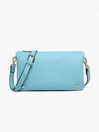 Baby Blue Studded Crossbody