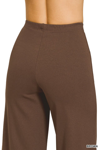 Brown pants on a white background