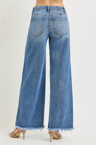 Back of blue jeans